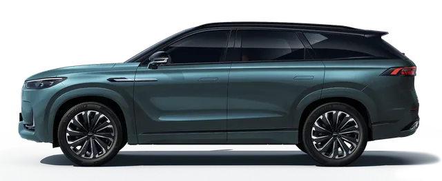 JAECOO J8 flagship SUV in side profile